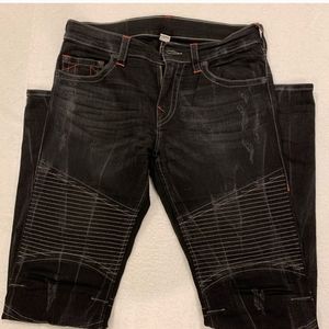 True Religion Moto Skinny Jeans Y2K Style